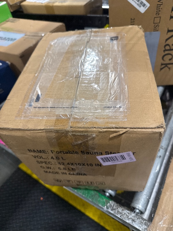 Photo 1 of ***VERY USED*** Swess 4L Sauna Steamer Machine, 1500w Portable Steam Generator Sauna Steamer with Remote Control, Sauna Steamer Pot for Home Shower Spa