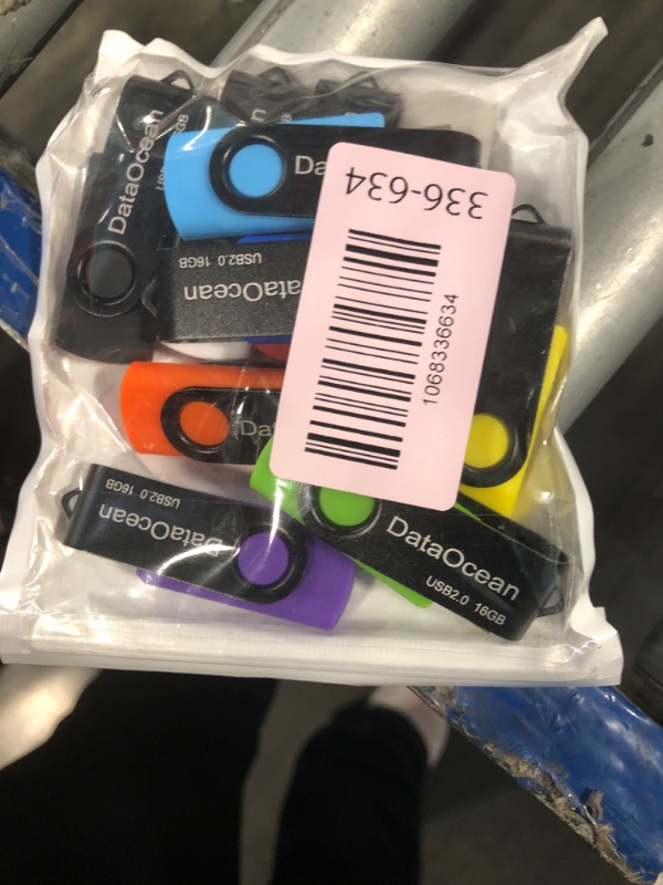 Photo 1 of 10 Pack DataOcean 16GB USB 2.0 Flash Drive Memory Stick Thumb Drives (10 Colors)