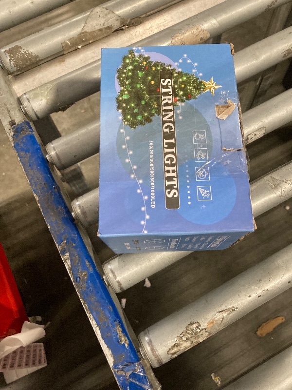 Photo 1 of 100FT 300 LED Outdoor String Lights, Connectable Christmas Lights Indoor Waterproof with 8 Modes, Plug in Twinkle Fairy Lights Clear Wire for Bedroom Home Wedding Patio Decorations, Warm White