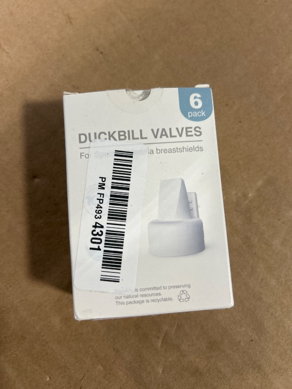 Photo 1 of [6-Count] Papablic Duckbill Valves for Spectra and Medela, Replaceable Duckbill Valves for Spectra S1 Spectra S2 valves and Medela Pump in Style, BPA/DEHP Free White