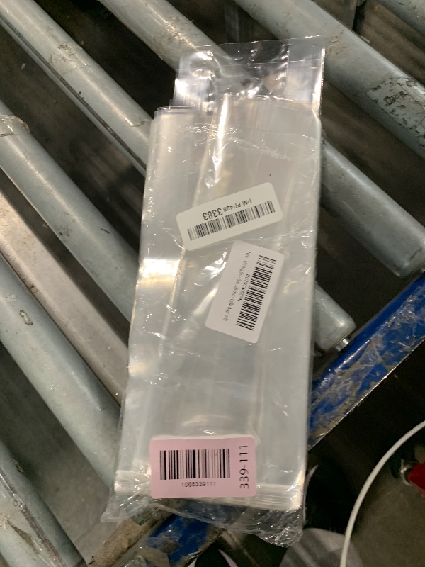 Photo 1 of 100 Bag Set - Gussett Style 4 Inch x 2 Inch x 9 Inch Cello Bags - Clear 1.5 MIL - No Content Included - Cello Bags only
