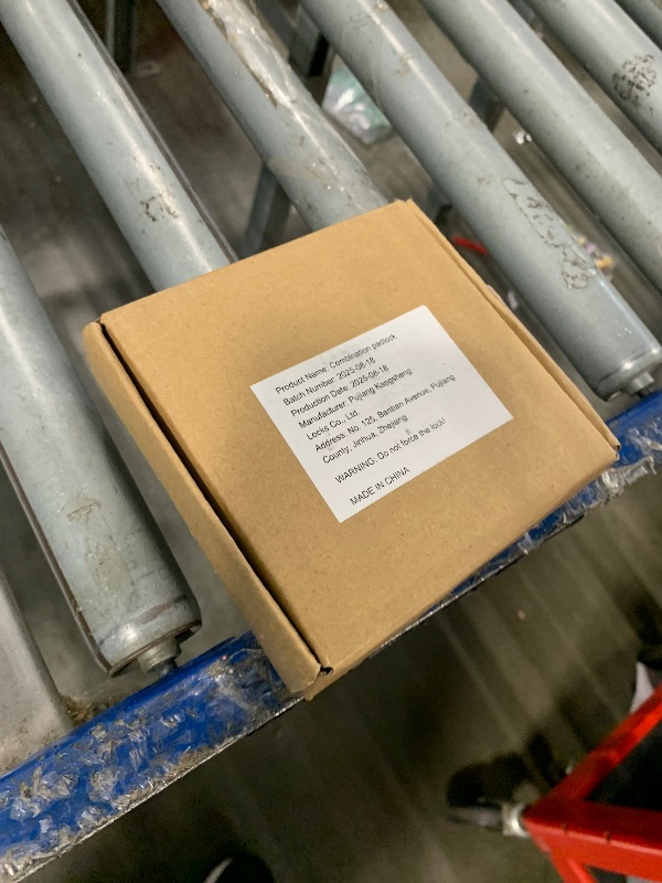 Photo 1 of **SEE CLERK NOTES**
2 Digit Heavy Duty Combination Lock - 105mm Long Shackle Weatherproof Combination Padlock, Outdoor Combo Lock for Storage Units, Gym Lockers, Fence Gates & Shed Doors - Golden (2pcs, Long Shackle)