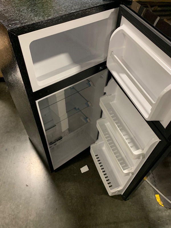 Photo 1 of **SIMILAR ITEM** 2.4 Cu.ft Mini Fridge with Double Doors Small Refrigerator with Separate Freezer, Tiny Size & Personal Fridge Ideal for Office Apartment Dorm Black