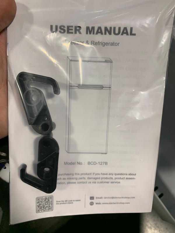 Photo 1 of **SIMILAR ITEM** 2.4 Cu.ft Mini Fridge with Double Doors Small Refrigerator with Separate Freezer, Tiny Size & Personal Fridge Ideal for Office Apartment Dorm Black