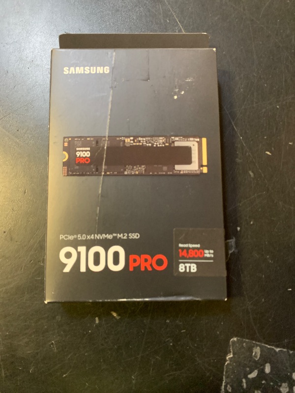 Photo 1 of Samsung SSD 9100 PRO 2TB, PCIe 5.0x4 M.2 2280, Seq. Read Speeds Up to 14,700MB/s, Best for AI Computing, Gaming, and Heavy Duty Workstations (MZ VAP2T0B/AM)