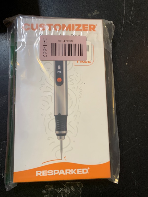 Photo 1 of Resparked Customizer Engraving Pen (Formerly Culiau): Ultimate Cordless Portable Tool for Artists & DIYers - Engrave 50+ Surfaces - Beginner Friendly - Rechargeable - Free 30 Bits & Mastery Guide