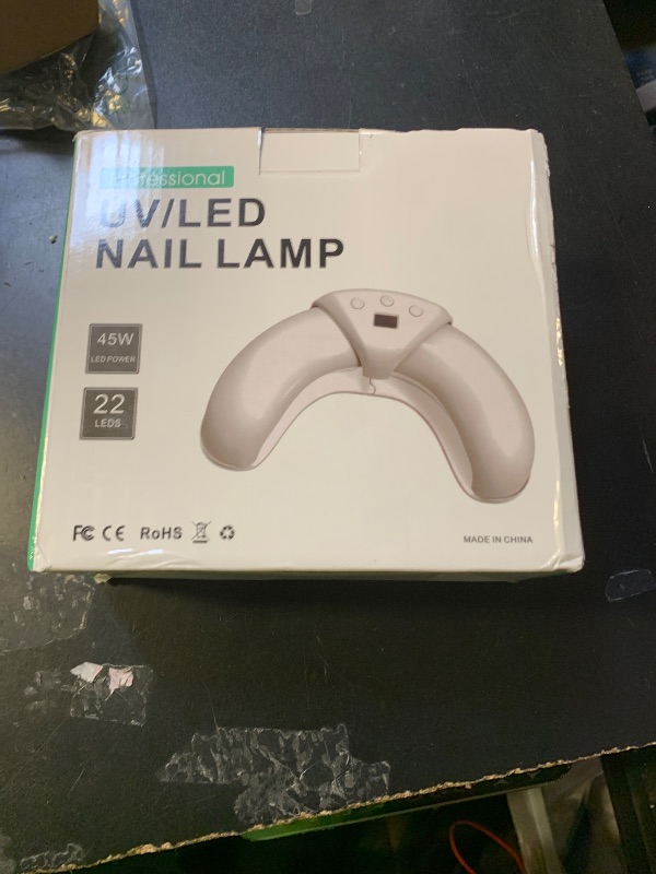 Photo 1 of easheal Nail Fungus Laser Treatment LED Light Device - Toenail Fungus Treatment, Solution for Damaged Discoloration of Thick Toenails, White