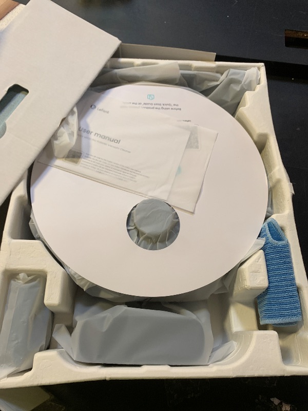 Photo 1 of Lefant LiDAR Robot Vacuum and Mop, 450ml Visible Dustbin, Upgraded 190° PSD Obstacle Avoidance, Customized Cleaning, Multi-Floor Mapping, 150 Mins Runtime, 2.4G/5G WiFi, Pet Hair & Carpets, M330 Pro