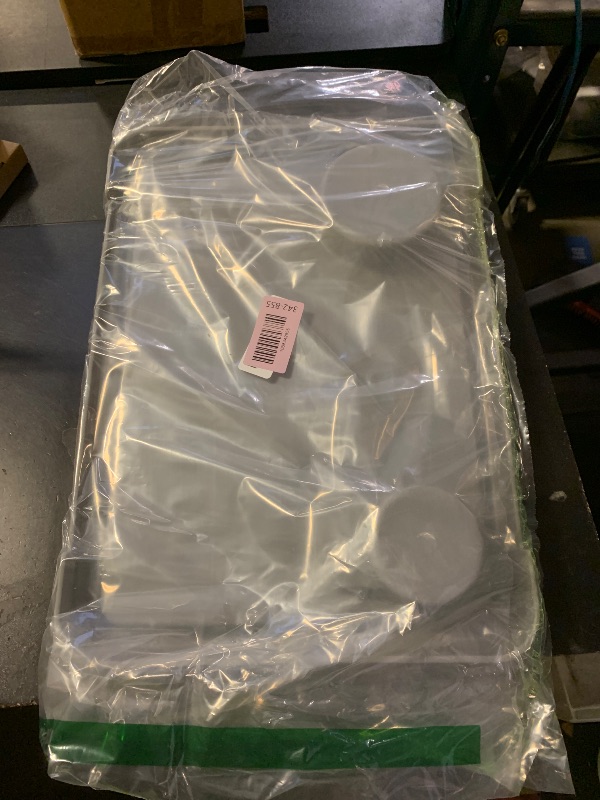 Photo 1 of Folding Walker Tray - Removable Rollator Desk Lap Board Eating Aid for Nursing Patient, with Two Cup Holders, 11"W x 16"L