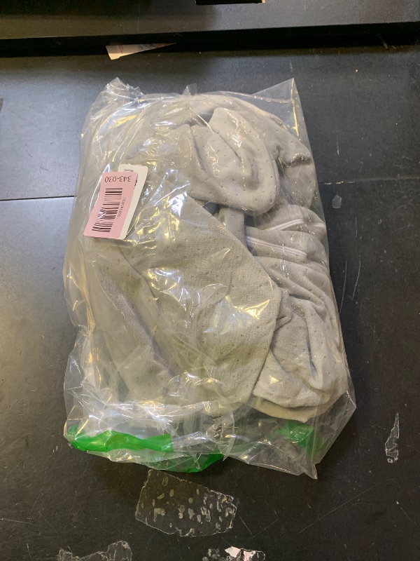 Photo 1 of 1 MIDDLE ONE C Shaped Pregnancy Pillowcase, Breathable Velour Replacement Cover with Zipper for Maternity Pillow, Cover Only (Grey)