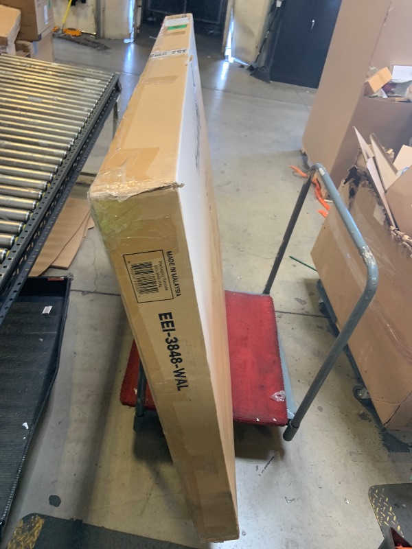 Photo 1 of Modway Crossroads 63" Oval Wood Dining Table, Walnut