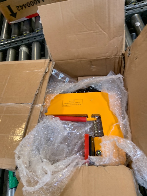 Photo 1 of GRYVOZE 2646 lbs Granite Slab Lifting Clamp, Adjustable Range: 17"-43", Heavy Duty Stone Scissor Lifter Clamp for Carrying and Vertical Transport of Marble, Concrete Blocks, Slate Sheets, Curb Stones