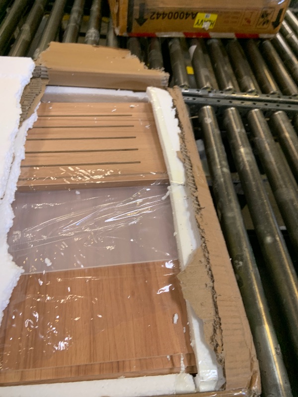 Photo 1 of PROLEE Hamster Cage with Storage Cabinet,Large Hamster Encloure Chew Proof Wood,Clear View Hamster Habitat for Guinea Pig, Ferret, Rat, Hedgehog, 40" L x 20" W x 47" H (Oak)