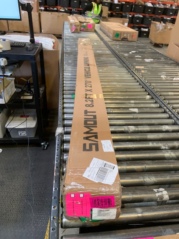 Photo 1 of SAMOUT Vehicle Awning, 8.2ft x 270 Degree, Rooftop Pullout Ripstop UPF50+ Side Awning, Reinforced Hinges & Poles for Jeep/SUV/Truck/Van