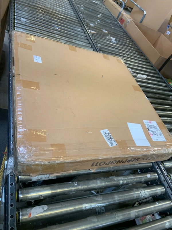 Photo 1 of MAJOR DAMAGE -----SELLING FOR PARTS ONLY------------------SereneLife Midsize Portable Ping Pong Table Set with Net, Clipper, Post - 6’ x 3’ Foldable Space-Saving Design, Blue