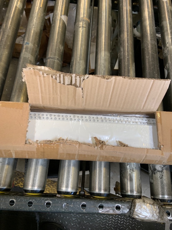 Photo 1 of Besseto Plaster in LED Channel,4 x 2m White Drywall LED Strip Light Channel,Trimless Recessed Baseboard LED Aluminum Profile for 1/2 inch Thick Drywall Plaster Gypsum