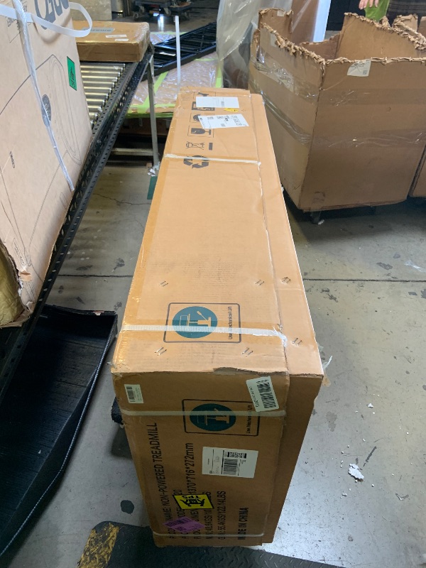 Photo 1 of ERGOLIFE Curved Treadmill with Non-Electric Motorized, 2-in-1 Folding Treadmill with APP for Home Workout, Compact Manual Walking Pad, Office Running Machine with LCD Display