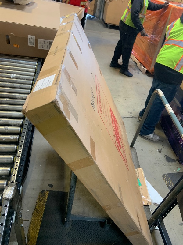 Photo 1 of Niccy 48" LED Bathroom Mirror with Lights, Half Moon Led Mirrors, Irregular Backlit Mirrors for Entryway, Anti-Fog, Dimmable, Makeup Mirror, Explosion Proof, Round Lighted Vanity Mirrors, White Light