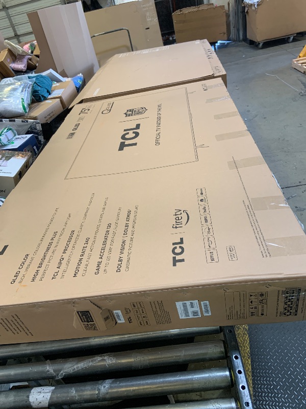 Photo 1 of TCL 75-Inch Class Q65 QLED 4K Smart TV with Fire TV (75Q651F, 2024 Model), Dolby Vision and Atmos, HDR PRO+, Alexa Built-in with Voice Remote, Apple AirPlay 2 Compatibility, Streaming Television
