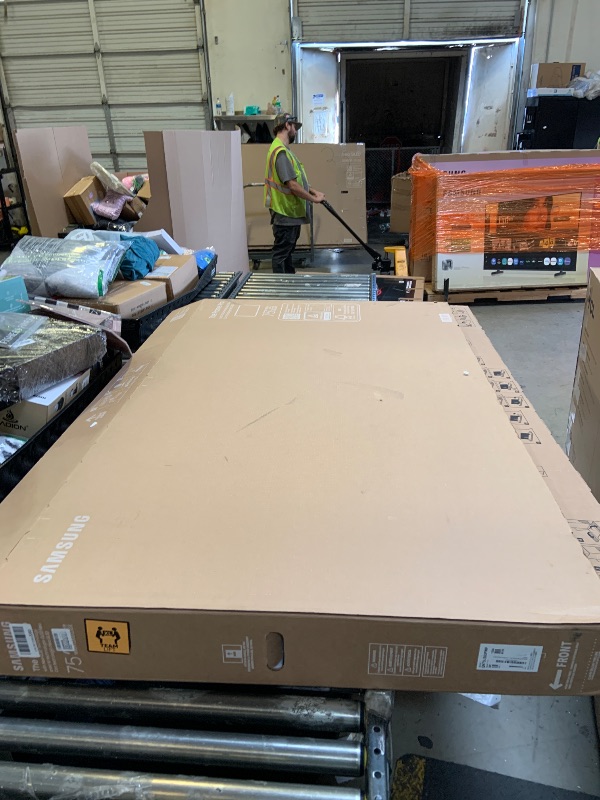 Photo 1 of Samsung 75-Inch Class The Frame Pro LS03FW 4K Neo QLED Mini LED Smart TV (2025 Model) Slim Fit Wall Mount, Modern Frame Design, Wireless One Connect, NQ4 AI Gen3 Processor, Art Mode, Alexa Built-in