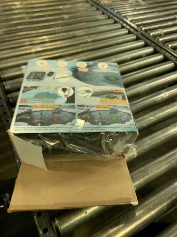 Photo 1 of DOUBFIVSY Pond De-icer, Floating & Submersible Pond Heater Thermostatically Controlled Outdoor Pond Deicer with Indicator Lights, Auto Shut Off, Animal Water Heater for Winter Farm (1500 Watts (2025))