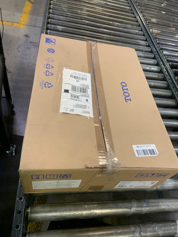 Photo 1 of TOTO WASHLET S5 Electronic Bidet Toilet Seat with Instantaneous Water Heating, PREMIST and EWATER+ Wand Cleaning, Elongated, Cotton White - SW3446#01