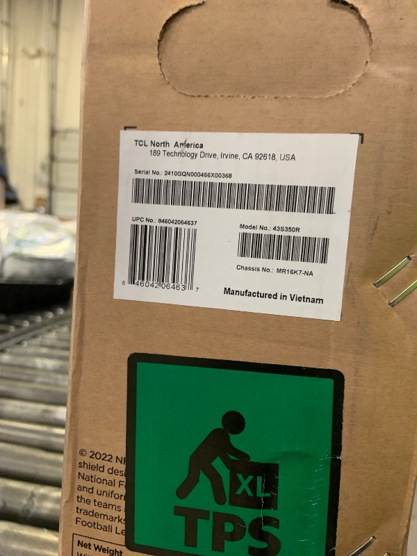 Photo 1 of TCL 43-Inch Class S3 1080p LED Smart TV with Roku TV (43S350R, 2023 Model), Compatible with Alexa, Google Assistant, and Apple HomeKit Compatibility, Streaming FHD Television