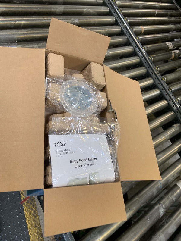 Photo 1 of Bear Baby Food Maker with 18.5oz Dual-Layer Steam Baskets, OneStep Baby Food Processor Steamer Puree Blender Grinder Mills, Auto Cooking Grinding&Sterili-zing for Healthy Homemade Baby Food, BPA-Free