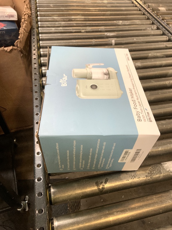 Photo 1 of Bear Baby Food Maker with 18.5oz Dual-Layer Steam Baskets, OneStep Baby Food Processor Steamer Puree Blender Grinder Mills, Auto Cooking Grinding&Sterili-zing for Healthy Homemade Baby Food, BPA-Free