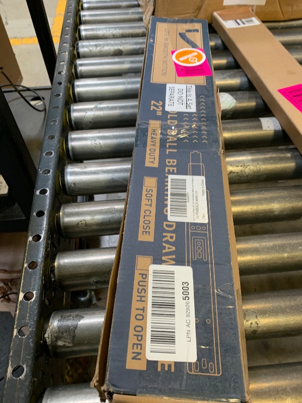 Photo 1 of LONTAN 4 Pairs 22 Inch Heavy Duty Soft Close Drawer Slides - 100LB Load Capacity Full Extension Drawer Glides Side Mount Ball Bearing Dresser Cabinet Rails with Screws