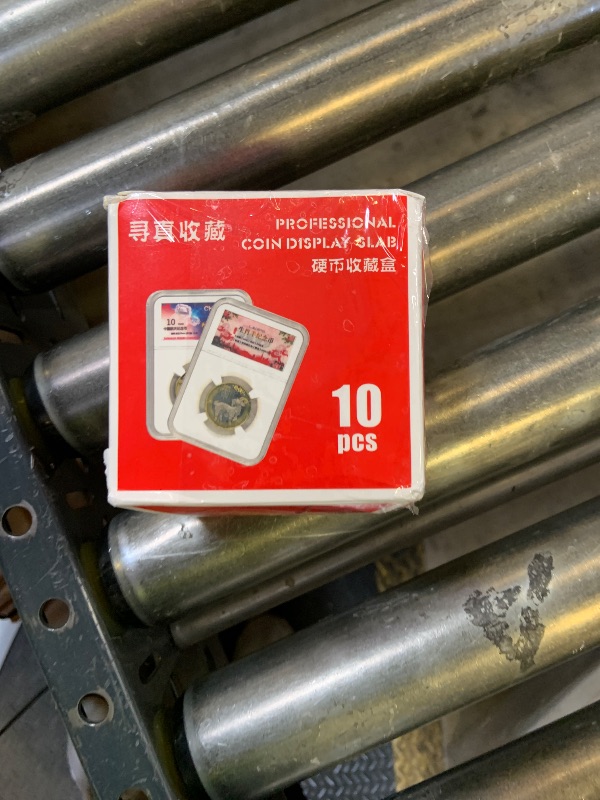 Photo 1 of 10Pack Holder Protector Coin Display Slab 19MM Fit for NGC PCGS Grade Collection Box