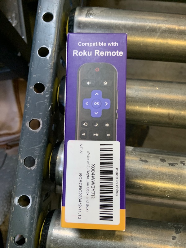 Photo 1 of (Pack of 2) Replaced Remote Control Only for Roku TV Compatible with TCL Roku/for Hisense Roku/for Insignia Roku/for Onn Roku TV/for Philips Roku Smart TVs (Not for Roku Stick and Box)