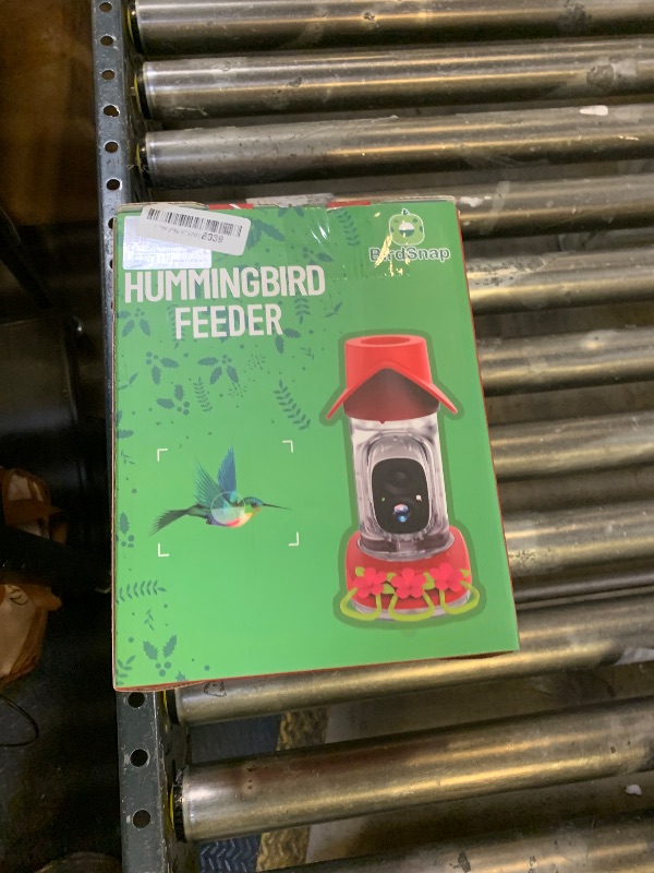 Photo 1 of birdsnap® Hummingbird Feeder with Camera Solar Powered, 2K Live Stream AI Bird Identification with 32GB Card Ant Moat Weatherproof WiFi Smart Bird Feeder Camera for Outdoor Birds Watching Gifts