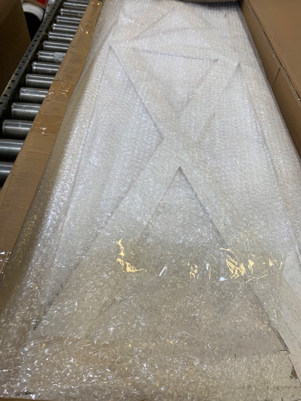 Photo 1 of Premium Home 6-Panel Room Divider – Rustic White Barn Door, X Pattern Folding Privacy Screen, Partition Wall