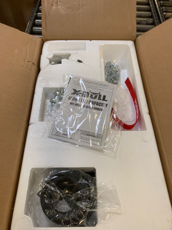 Photo 1 of X-BULL Winch 10000 lb. Load Capacity Electric Winch Kit 12V Synthetic Rope,Waterproof Electric Winch with Hawse Fairlead, with Wireless Handheld Remote and Corded Control Recovery