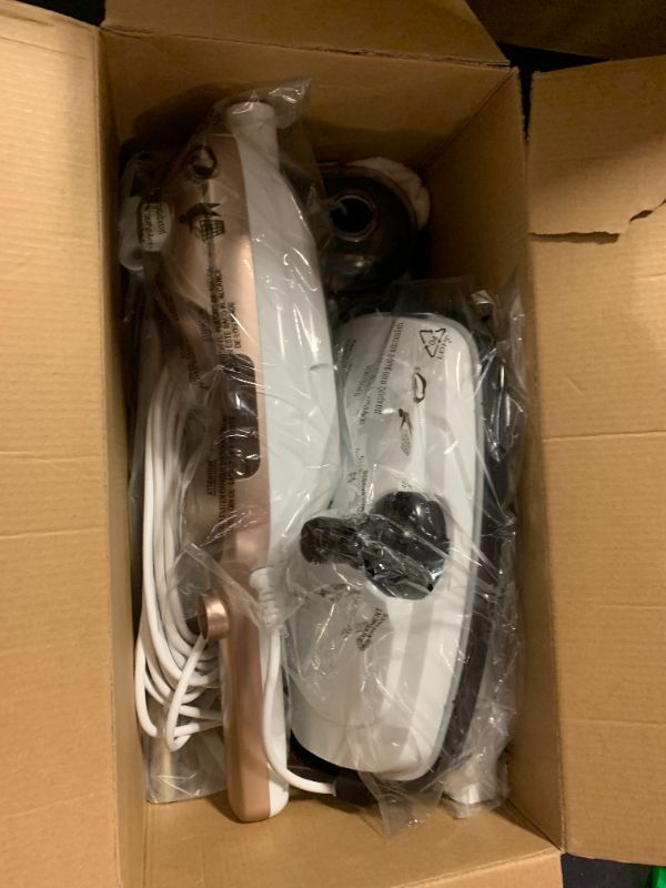 Photo 1 of Steam Mop - All-in-one Powerful Handheld Steam Cleaner Detachable Floor Steamer with 11 Accessories, MultiPurpose Steamer for Hardwood Floors, Clothes,Windows,Tiles,Carpet, Whole Home Use, Rose Gold