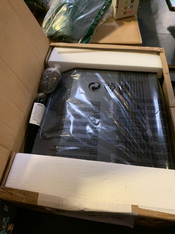 Photo 1 of Brightown Wall Heater for Indoor Use, Space Heater with ALCI Plug 1500W, 5 Modes, Adjustable Thermostat, Easy Install Heater for Bedroom Bathroom with Remote Control, 12H Timer, Work with Alexa, Grey