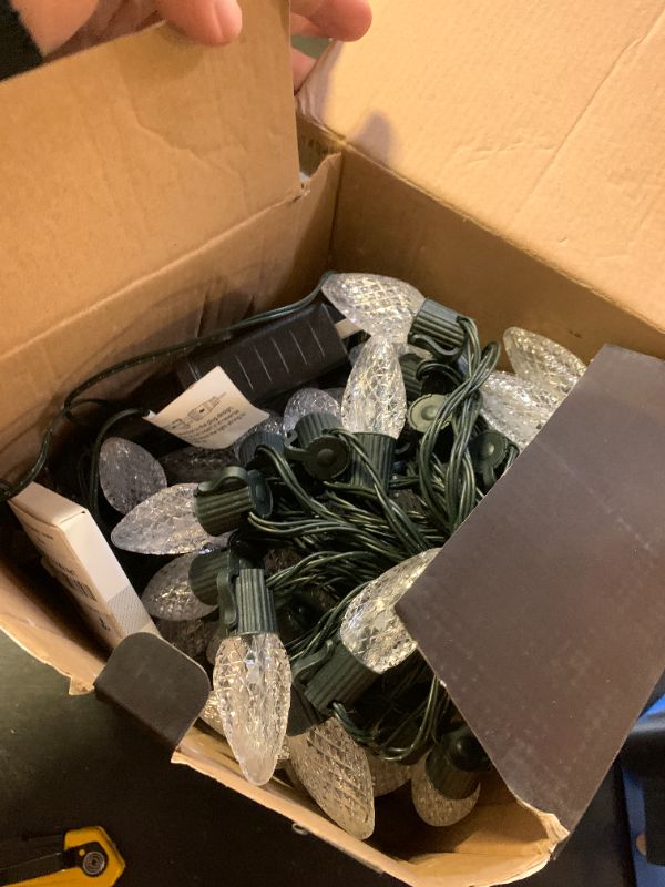 Photo 1 of Brightown C9 LED Christmas Lights Outdoor, 150LED RGB Smart Christmas Tree Lights Music Sync DIY APP Controlled, Waterproof Connectable C9 String Lights for House Indoor Patio Xmas Decoration