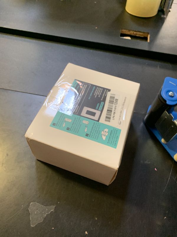 Photo 1 of [20 Pack] BESTTEN 1 Gang Mid-Size Screwless Outlet Cover, Midway Decorative Wall Plate, USWP6 Gloss Snow White, Midsize H4.88" x W3.11"