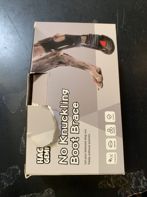 Photo 1 of Strap-On Drop Foot Brace (No Knuckling Boot Brace) for Dogs— Corrective Dog Shoes to Safely Lift Toes for Foot Issues, Arthritis, and improving Walking gait in Dogs(M)