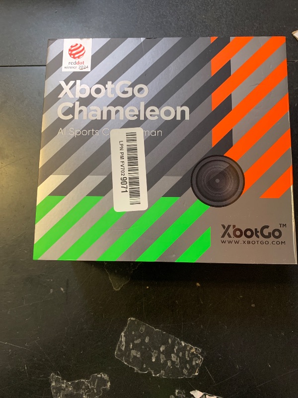 Photo 1 of XbotGo Chameleon AI Auto Sports Action Camera - 4K 60FPS Soccer Camera and Basketball Tracking Camera for Team Sports, Live Streaming, No Subscription, Works with iOS & Android (Lava Graphite)