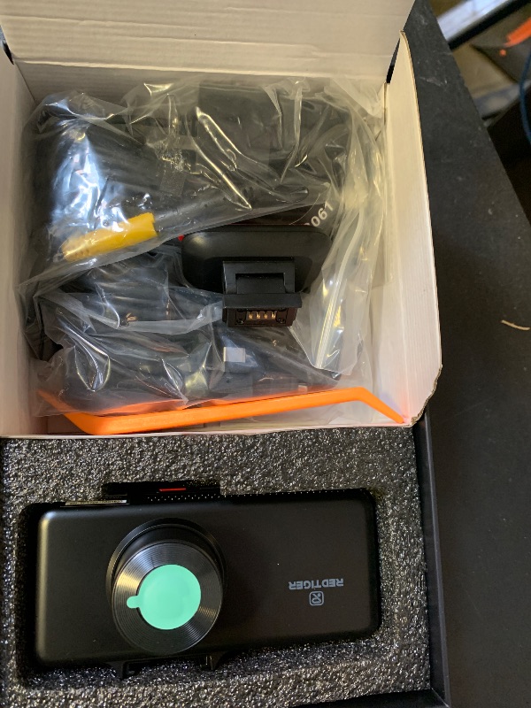 Photo 1 of REDTIGER F17 4K 3 Channel Dash Cam, 5GHz WiFi Built-in GPS with 64GB Card, 2160P+1080P+1080P Front and Rear Inside, Triple Car Camera with 3 Inch Screen, IR Night Vision, G Sensor, WDR, Parking Mode