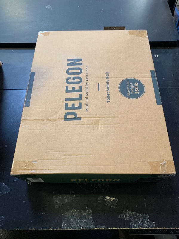 Photo 1 of PELEGON Toilet Safety Rails (350 lb) - Adjustable Toilet Safety Frame & Rails, Toilet Safety Rail for Elderly Adults, Toilet Handles for Seniors, Toilet Bars for Elderly & Handicap