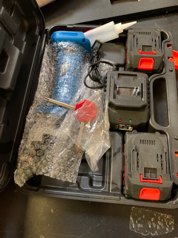 Photo 1 of LuzRise Sheep Shears Cordless 550W 2400RPM Professional Rechargeable Shearing Clipper 21V with 6 Speed, for Shaving Fur Wool in Sheep, Goat, Cattle, and Other Farm Livestock, with 2 Lithium Batteries