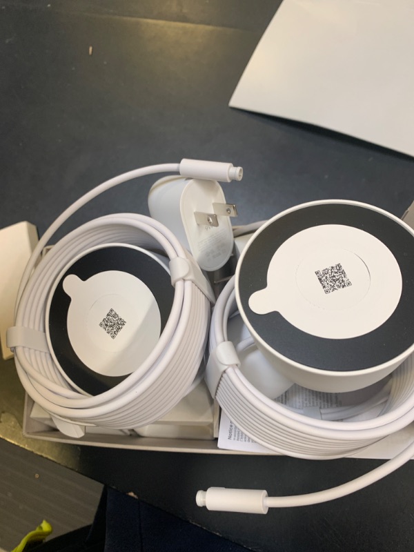 Photo 1 of Google Nest Cam Outdoor (Wired, 2nd Gen) - 2 Pack - Security Camera with 2K Video and Gemini, Night Vision, 2-Way Audio - Works with Google Home - 2025 Model - Snow