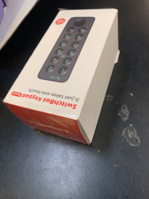 Photo 1 of SwitchBot WiFi Smart Lock with Keypad Touch, Fingerprint Keyless Entry Door Lock, Bluetooth Electronic Deadbolt, Remote Control, IP65 Weatherproofing, Fits Your Existing Deadbolt