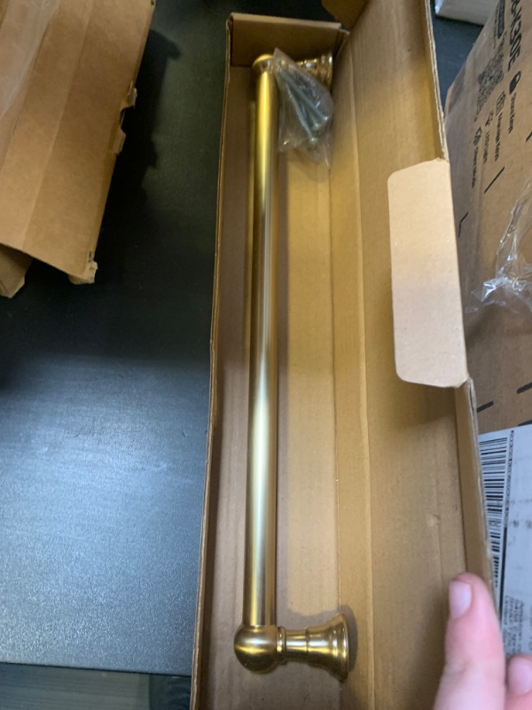 Photo 1 of khtumeware 1 Pack Appliance Pull 18 Inch Hole Center Champagne Bronze Cabinet Pulls Heavy Duty Solid Satin Brass Cabinet Handles for cabinets Dressers Kitchens Handles Bathroom cabinets