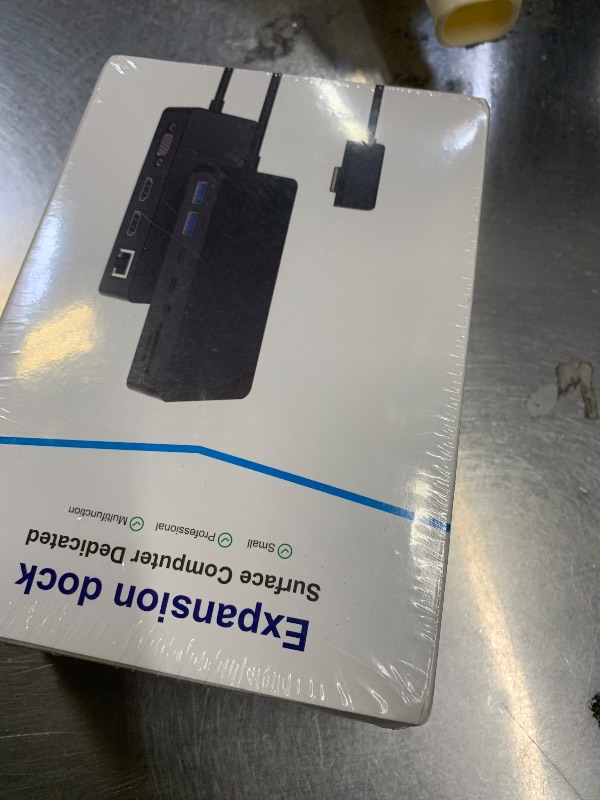 Photo 1 of Dual HDMI+VGA Dock Works with Microsoft Surface Devices - 12-in-1 Triple Display Microsoft Surface Docking Station for Surface Pro (12/11/10/9/8/X/7/6/5/4), Surface Laptop, Surface Go, Surface Book