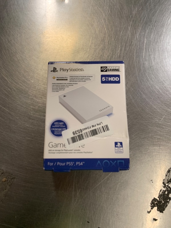 Photo 1 of Seagate Game Drive for PlayStation® Consoles 5 TB External Hard Drive - USB 3.2 Gen 1, Officially-License (STLV5000100)