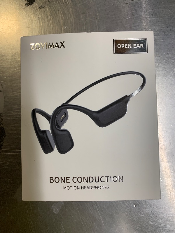 Photo 1 of ZOVIMAX Bone Conduction Headphones, IPX8 Waterproof Swimming Headphones, Open Ear Headphones with MP3 Mode 32GB Memory Up to 12 Hours Playtime